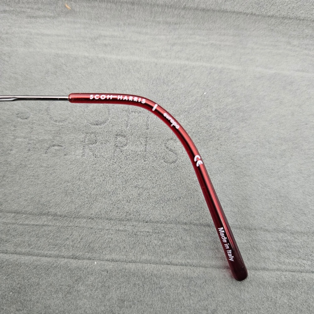 Scott Harris Eyeglass FRAMES ONLY Full Rim Metal Frame Made in Italy SH-682 - Picture 8 of 9